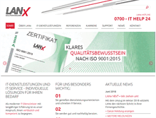 Tablet Screenshot of lanx.de